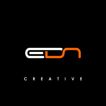 EDN Letter Initial Logo Design Template Vector Illustration