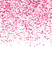 Rose Burst Heart Wallpaper. Pink Valentines Frame. Purple Confetti Ornament. Red Day Background. Spray Illustration.