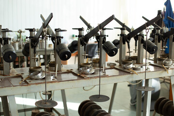 Fototapeta premium Soil testing laboratory. Engineering geology.