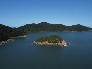 Fototapeta premium Guarujá praia mar