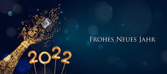 Neujahrsgruss 2022 - Frohes Neues Jahr