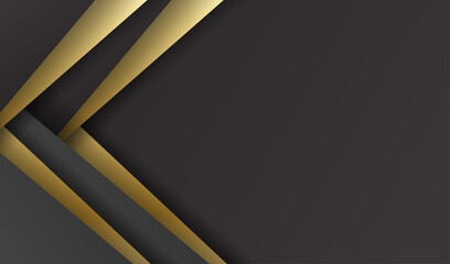 Black and gold luxury background. background for product, branding and packaging presentation. vector.