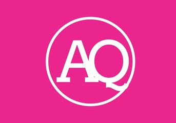 Merger shape of AQ initial letter