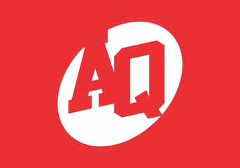 Merger shape of AQ initial letter