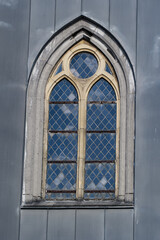 Fenêtre d'église gothique