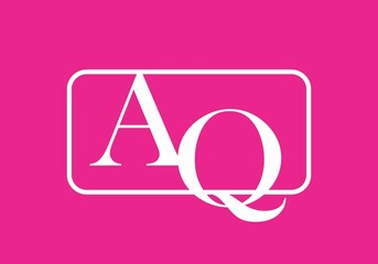 Merger shape of AQ initial letter