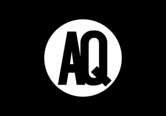 Merger shape of AQ initial letter