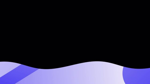 Wavy blue pattern graphic background with alpha matte

