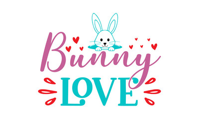 Hand sketched Happy Easter text as Pascha logotype, badge and icon, Perfect for advertising, poster, announcement or greeting card, Beautiful Letters, Bunny ears and cute paws