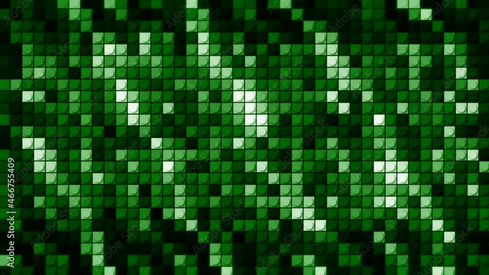 Poster Background of colorful squares with wavy shimmers. Motion. Gradients of colors in changing squares. Background with colorful squares moving wavy gradients