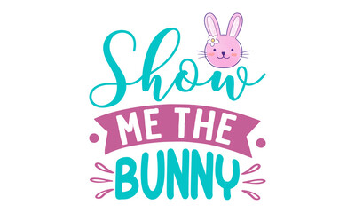 Fototapeta premium Hand drawn lettering Easter as Easter logo, badge, icon, Hand-drawn black phrase on white background, Vector font illustration, Holiday sign 