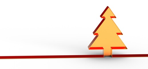 modern merry christmas card modern 3d minimal