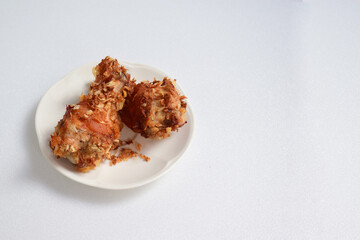 Fried Chicken Wings with Bread Crumbs