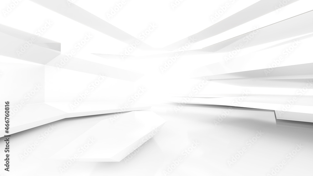 Aufkleber abstract background white structure,3d rendering