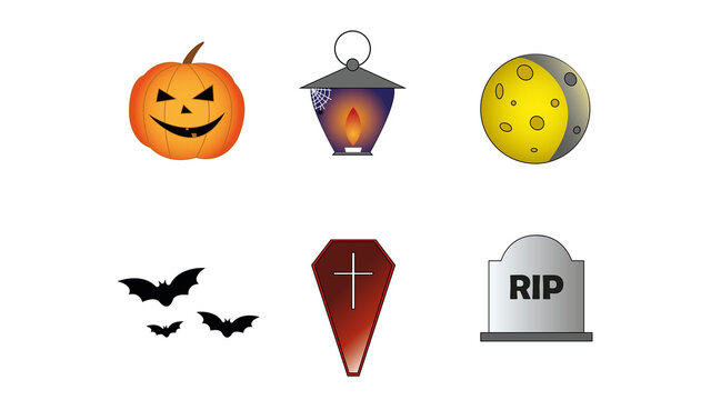 Halloween icons