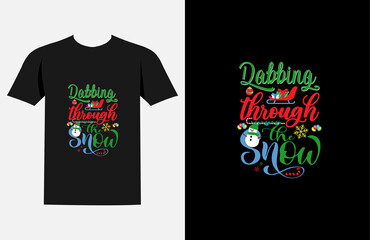 Christmas typography T shirt design vector file