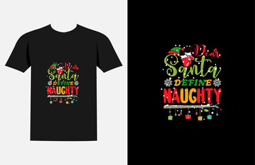 Christmas typography T shirt design vector file
