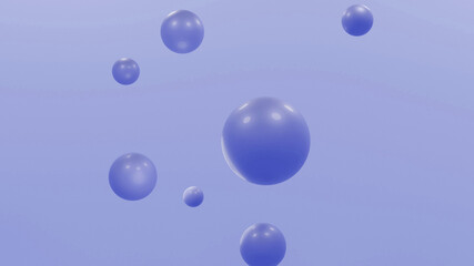 water drops on blue