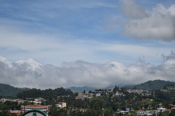 Obraz premium village in the mountains