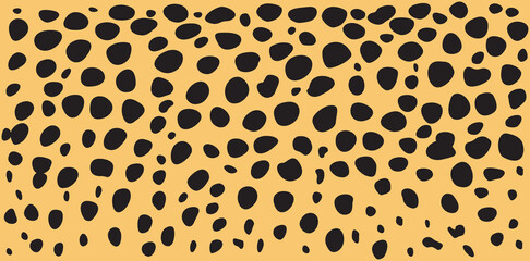 Cheetah fur color background vector illustration