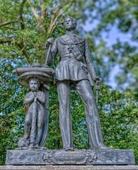 Statue of Emperor Franz-Josef of Austria at Heldenberg
