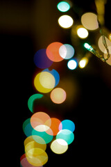 abstract christmas lights