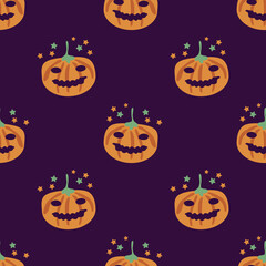 Seamless Halloween pattern
