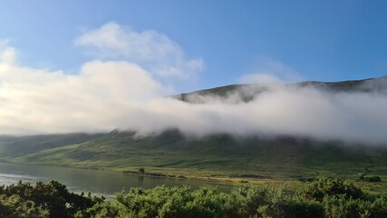 fog in the mountains