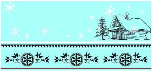 zakopane, i love zakopane, tatry, giewont, kartka świąteczna, wesołych świąt , folklor  © Nom de plume