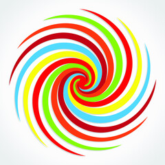 color twister design element