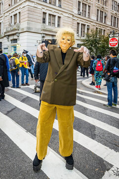 Zombie Costume At NYC Village Halloween Parade