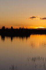 A Colourful Evening at Elk Island National Park