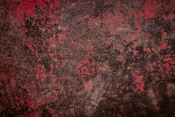 Multicolored grunge texture. The texture of metal covered with worn paint