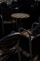 krzesło cień meble na zewnątrz lato