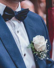 groom in a suit