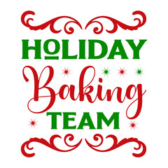 holiday baking team