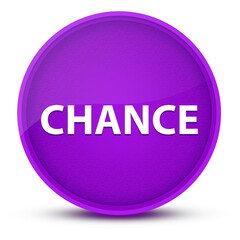 Chance luxurious glossy purple round button abstract