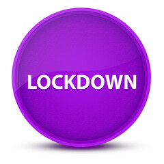 Lockdown luxurious glossy purple round button abstract