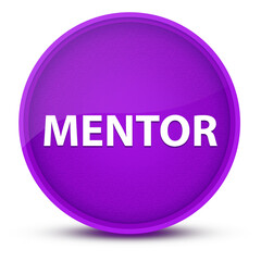 Mentor luxurious glossy purple round button abstract