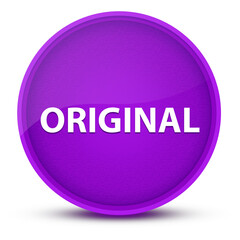 Original luxurious glossy purple round button abstract