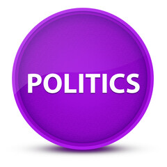 Politics luxurious glossy purple round button abstract