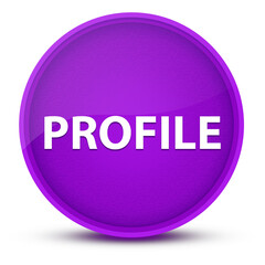 Profile luxurious glossy purple round button abstract