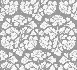 Grey Baroque Pattern