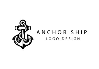 anchor icon vector illustration