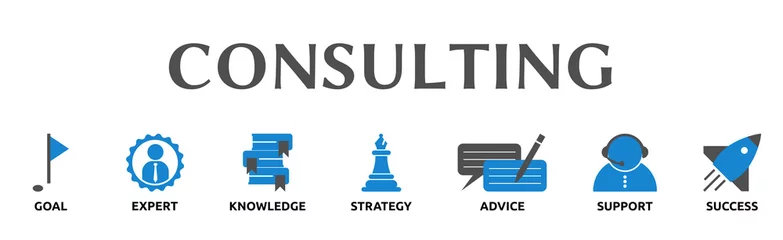 Poster Banner zum Thema: CONSULTING  © Rick H. Sanders