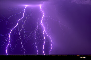 Monstrous Lightning over Tonopah AZ