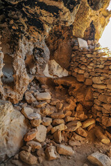 The long-dried White River forms a secluded beach on the west coast of Cyprus. When there are no bathers, mountain goats and lizards live here.    