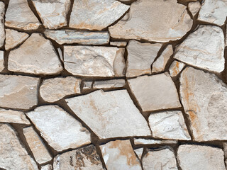 Obraz premium ancient stone wall castle fort fortress medieval gothic rock wall structure historic architectural background