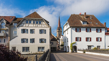 Fototapeta na wymiar Das Obertor der Altstadt Radolfzell; Baden-Württemberg; Deutschland