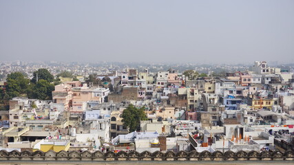Viewpoint of Indian vibrant city
